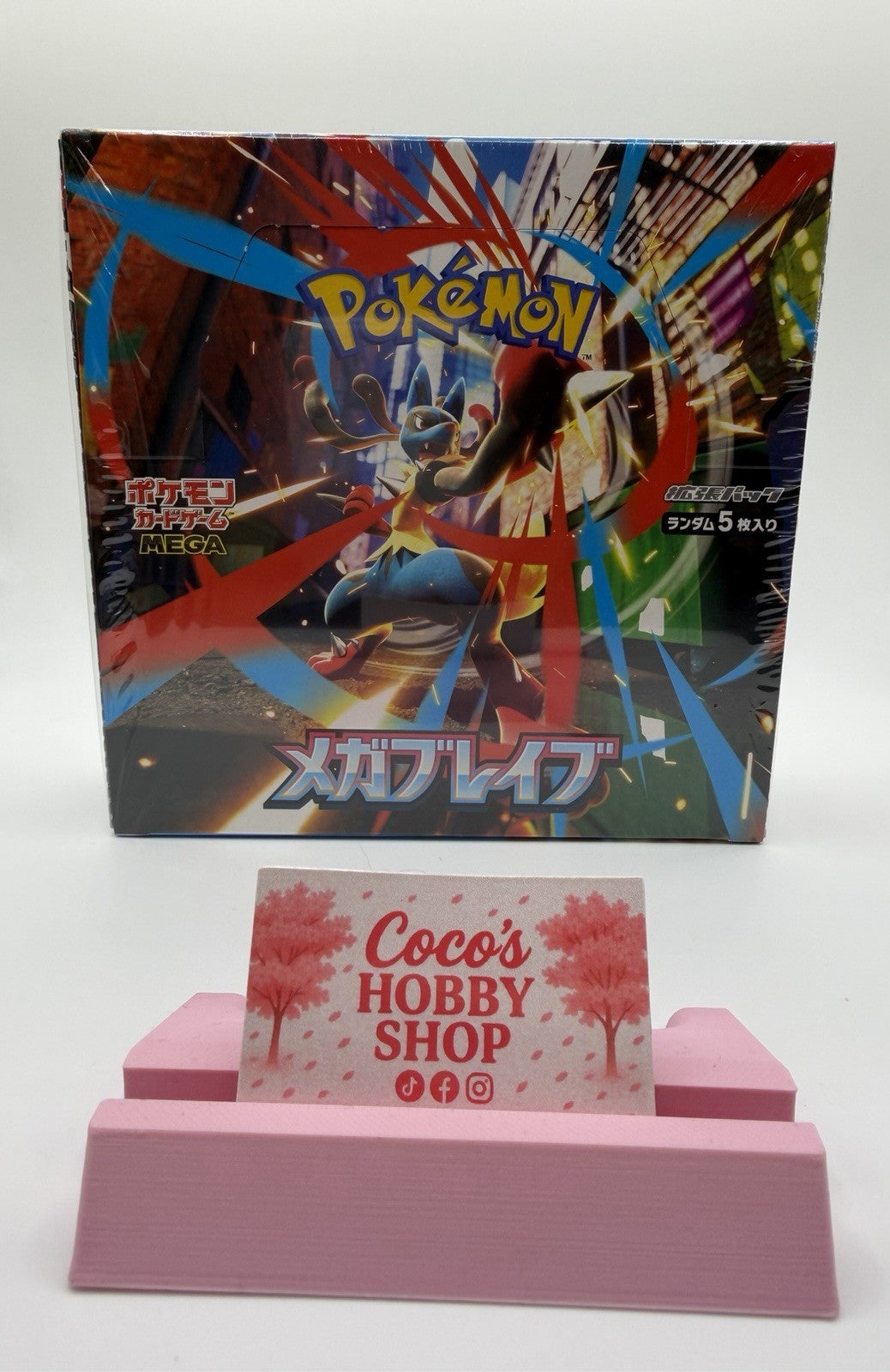 Pokemon Mega Brave Booster Box M1L Pokemon Card Japanese New Sealed