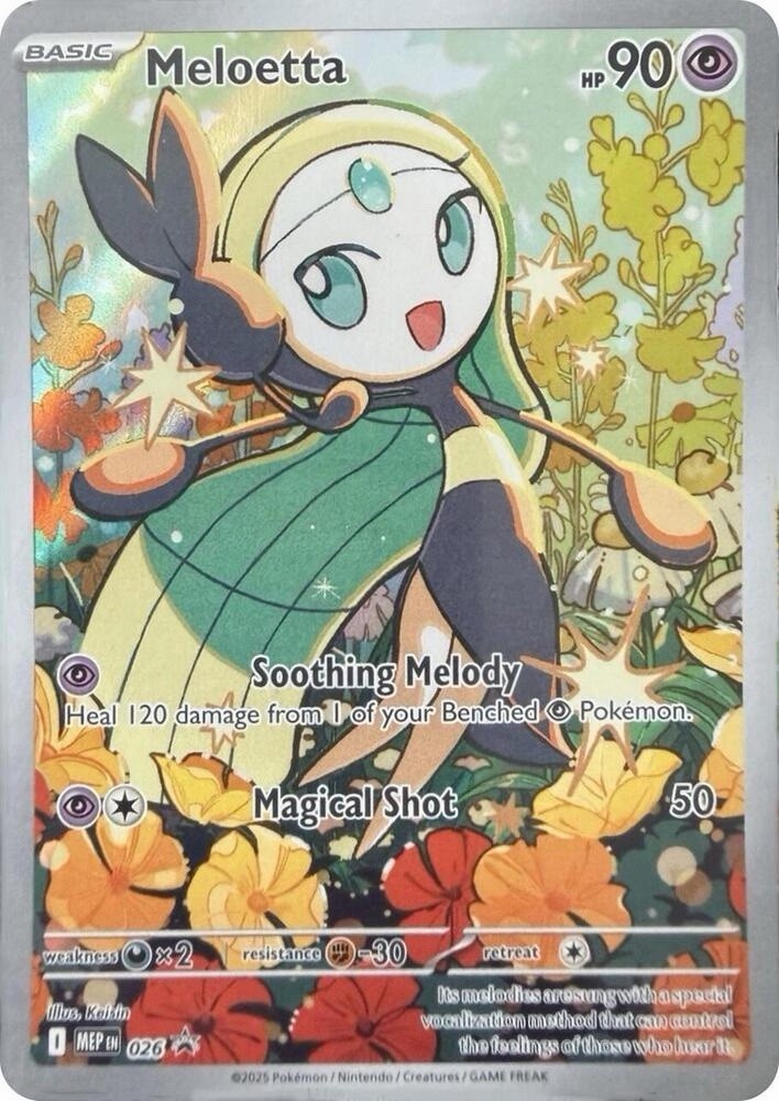Meloetta 026 Mega Evolution Promo Holo