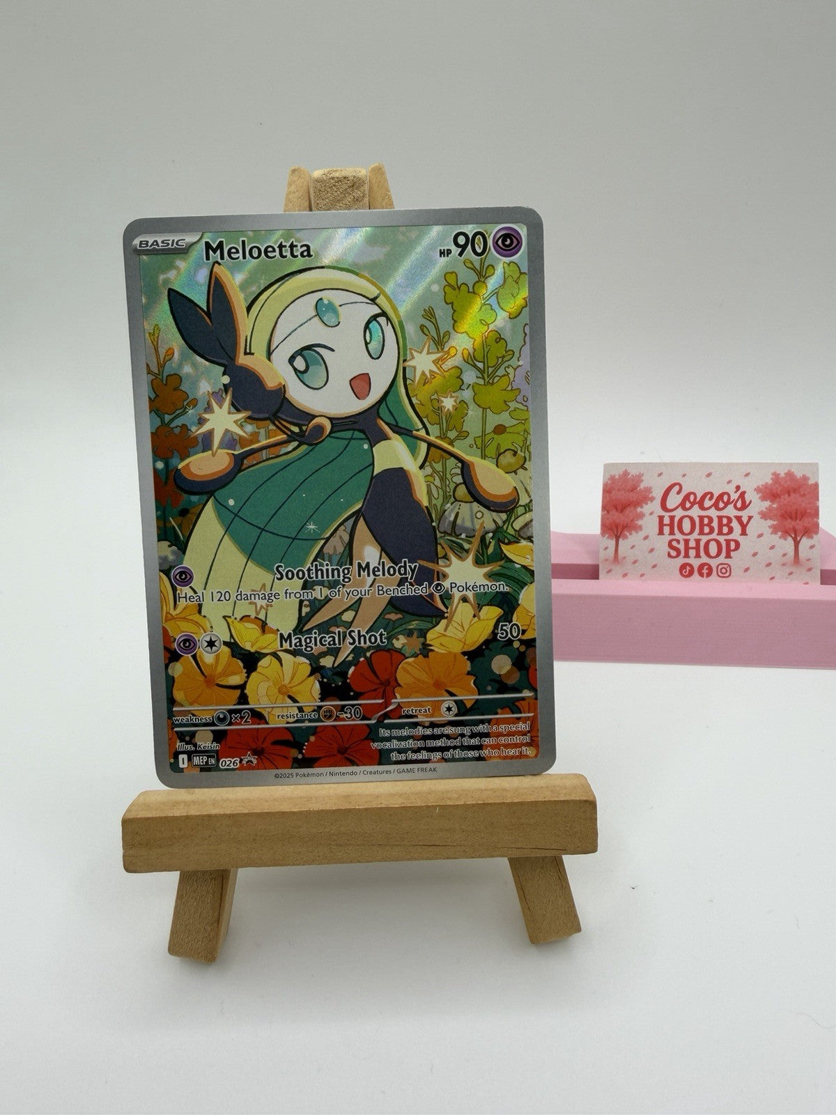 Meloetta 026 Mega Evolution Promo Holo
