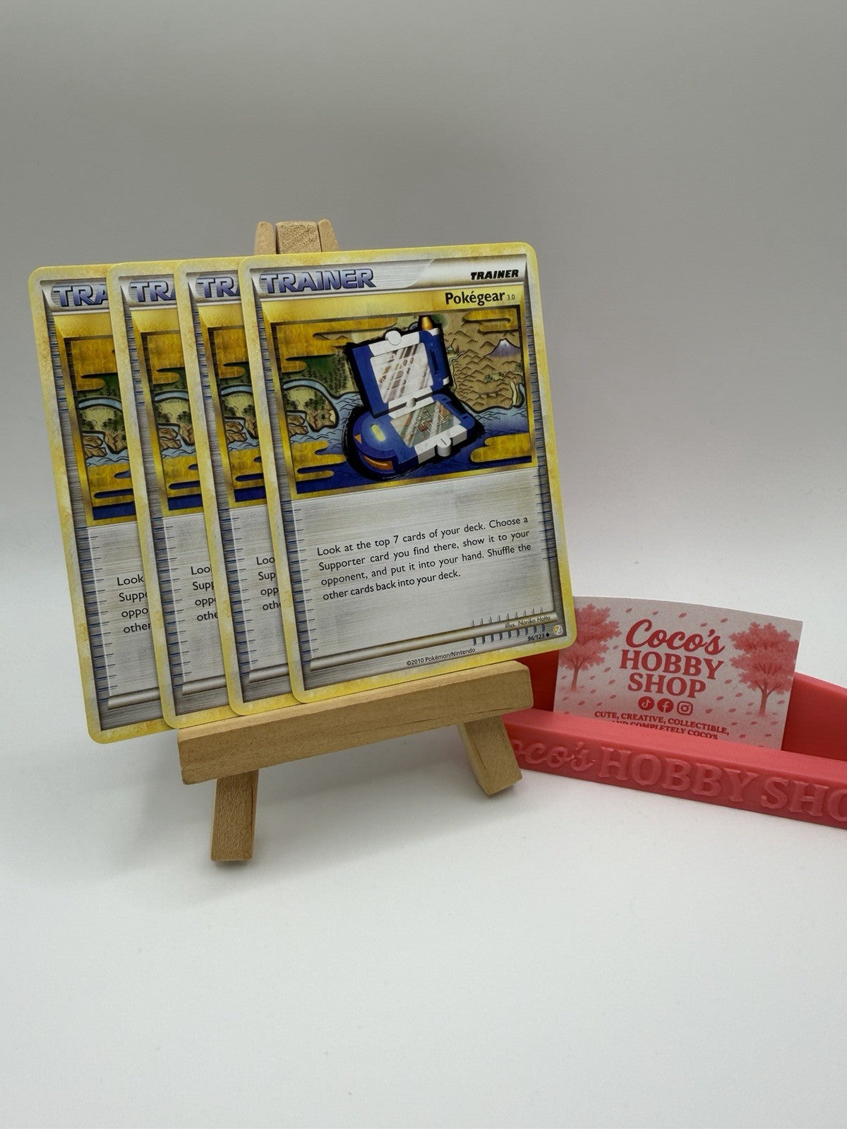 Pokegear 3.0 96/123 Heartgold & Soulsilver Regular LP Playset X4